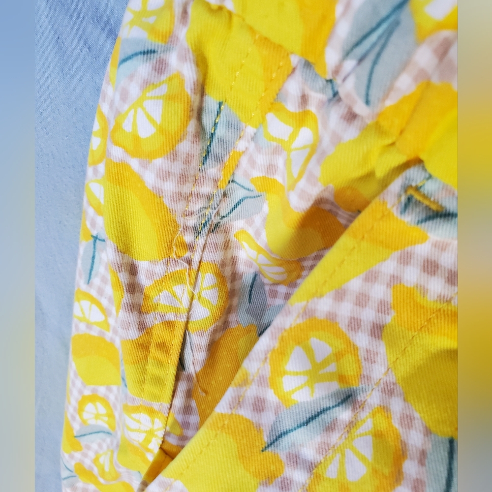 Land's End Lemon Yellow Skort Sz 10 - Picture 3 of 8